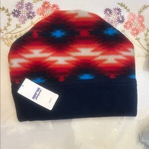 Patagonia  Beanie - Red and Navy